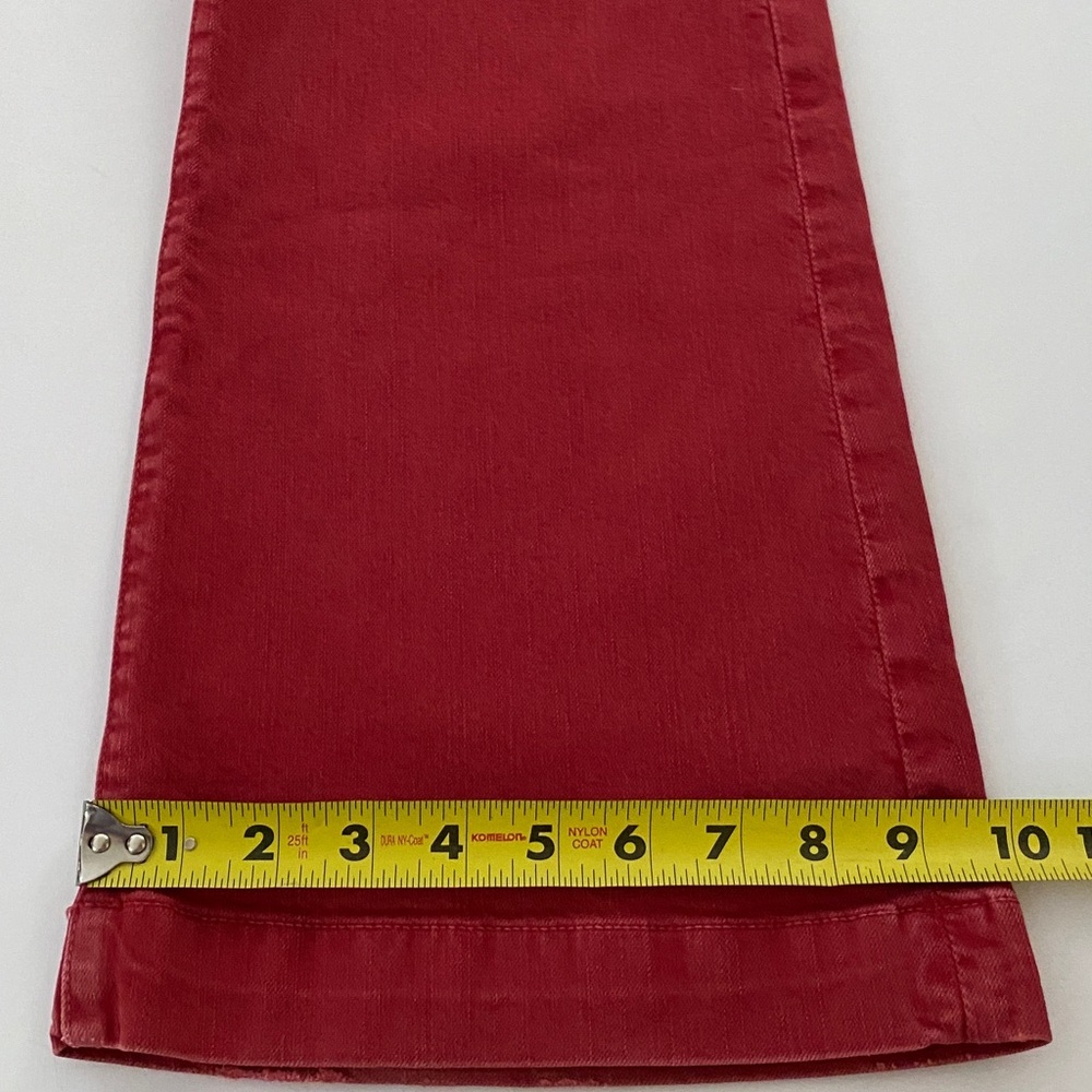Rich & Skinny Women’s Jeans Flare Leg Pants Red size 24 - Picture 9 of 11